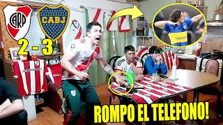 RIVER 2 vs BOCA 3 😡 Reacción de un Hincha de RIVER RE CALIENTE 😡 Superclasico Cuartos de Final [upl. by Crescint]