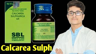 Calcarea Sulphurica Homoeopathic medicine uses in Hindi [upl. by Lander]