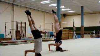 Chorégraphie gymnastique acrobatique Lindsey et Cyril gymacrobatiqueskyrockcom [upl. by Michail]