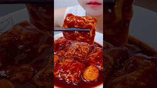 Noodles l Eating challenge with chili spicy yummy shorts asmr mukbang noodles [upl. by Nnarefinnej]