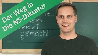 Der Nationalsozialismus – Ermächtigungsgesetz Hitlers Diktatur RöhmPutsch amp Gleichschaltung [upl. by Nytsirhc906]