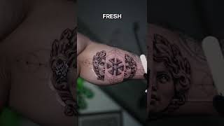 Fresh Vs Healed Tattoo [upl. by Mcallister269]