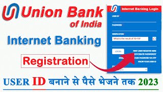 Union bank net Banking Registration 2023  UBI net banking Registration 2023 [upl. by Kcirdnek]