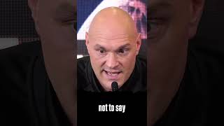 Tyson Fury URGES FANS Please dont say USYK IS S when i BEAT HIM [upl. by Emmalynne363]