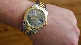 Rolex Datejust 36 Steel Rose Gold Diamond Unisex Watch 126281 Review  SwissWatchExpo [upl. by Ravid902]