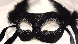 Masquerade Mask quot Night Skyquot DIY [upl. by Alyag]