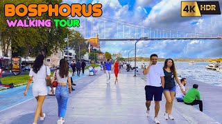 Istanbul Walking Tour The Bosphorus Strait Guided Tour 4K HDR 60fps [upl. by Turpin]