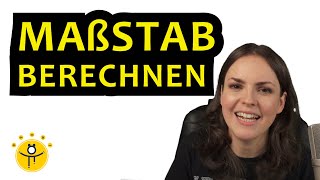 MAßSTAB berechnen einfach erklärt – von Wirklichkeit zum Plan [upl. by Akeemaj456]