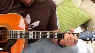 The Stone RosesSally CinnamonAcoustic Guitar Lesson [upl. by Gytle]