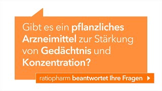 Gedächtnisprobleme Können Sie vergessen Ginkobil® ratiopharm 120 mg Filmtabletten [upl. by Castra]