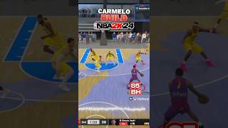 This Carmelo Anthony Build on NBA 2K24 is 🔥🏀 nba2k24 nba2k24currentgen nba2k24bestbuilds [upl. by Neelram]