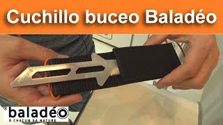 Cuchillo Técnico Buceo Baladéo🔪🤿 [upl. by Ellehsar]