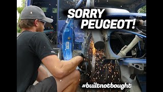 BlendLine Build Series Building a budget WRC car  206 WRX Ep4  Skinning a Pug [upl. by Elagibba]