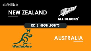 HIGHLIGHTS  NEW ZEALAND v AUSTRALIA  The Rugby Championship 2024 [upl. by Dniren693]