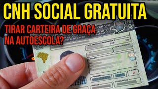 COMO TIRAR CNH SOCIAL POPULAR GRATUITA 2024 [upl. by Chance784]