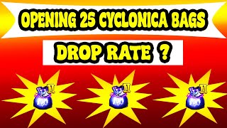 OPENING 25 CYCLONICA BAGS  CASTLE CLASH [upl. by Quent690]