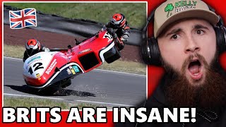 American Reacts to Isle of Man TT Sidecar Racing for the First Time UNBELIEVABLE [upl. by Omura]