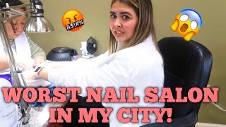 GOING TO THE WORST REVIEWED NAIL SALON IN MY CITY Greensboro SPRING 2019 [upl. by Varian602]