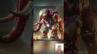 kiska robotic elephant best hai 🤯 spiderman vs venom vs Ironman 😎viralshortsavengersai [upl. by Ydnem]