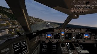 ✅ 🔴✈️Flightgear 201610 LPMA Boeing 777 KLM Landing amp take off Madeira Pilot View [upl. by Walczak]