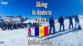 SKIING In Andorra 2023  Pas De Le Casa Grandvalira Ski Resort Review BARGAIN [upl. by Asila]