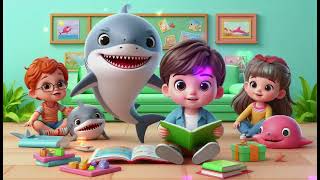 quotSurprised Baby Shark  Fun Kids Song with a Big Surprisequot Cartoon Kids Nursery SongChildren Rhyme [upl. by Jeritah805]