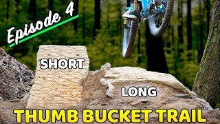 Thumb Bucket Ep 4 Building Wood and Rock Jumps [upl. by Ettennaej687]