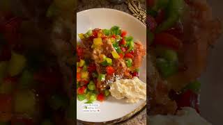 Salmon with peppers and Saumon fumé ✅Mayonnaise ❤️ do good 😊 song food congolaise [upl. by Antipas]