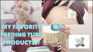 MY FAVORITE FEEDING TUBE PRODUCTS [upl. by Gonsalve268]