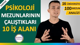 Psikoloji Bölümü Mezunu Ne İş Yapar  İş İmkanları ve Maaşları Nedir [upl. by Elohcin228]