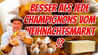 FRITTIERTE CHAMPIGNONS  Gefüllte mit Käse gebacken im Bierteig  Grill amp Chill  BBQ amp Lifestyle [upl. by Gurl887]