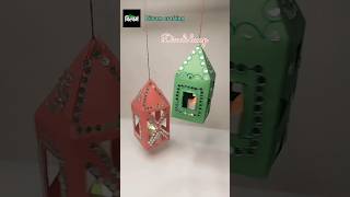 Diwali paper hanging craft🪔Diwali lantern decoration idiea viralshort ytshorts diwalicraft yt [upl. by Glassman]