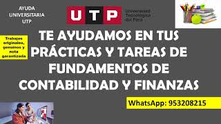 🔴ACS11 Semana 11 – Tema 01 Tarea – Partida doble PA Fundamentos de Contabilidad y Finanzas [upl. by Enaud784]