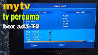 Cara setting mytv  untuk tv jenis biasa  guna box mytv atau box satellite T2S2 [upl. by Enia]