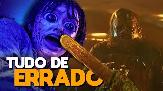 TUDO de ERRADO com O MASSACRE DA SERRA ELÉTRICA O Retorno de Leatherface [upl. by Thain]