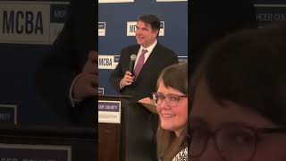 Michael Donahue’s acceptance speech of the Mercer County Bar Association Nizolek Award￼ [upl. by Sudnor]