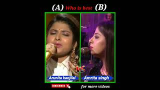 agar tum saath ho cover song arunita kanjilal vs amrita singh [upl. by Hna]