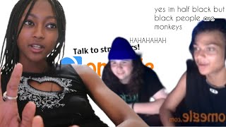 Being Black on Omegle Part 5  it gets insane [upl. by Kempe662]