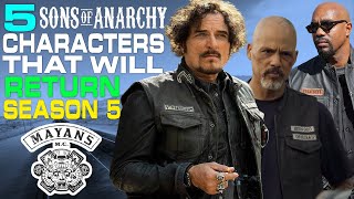 5 SONS OF ANARCHY CHARACTERS THAT WILL RETURN IN MAYANS MC SEASON 5 MAYANS MAYANSMC MAYANSFX [upl. by Charleen]