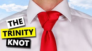 How to Tie a Trinity Knot for Beginners How to Tie a Necktie to Impress [upl. by Arawaj]