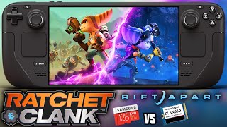 Ratchet and Clank Rift Apart on LCD Steam Deck  SSD vs MicroSD  VERIFIED  Any Good [upl. by Jelene541]