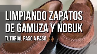 Tutorial Limpiando tres zapatos de nobuk y gamuza 🙌🏾 [upl. by Rhee504]