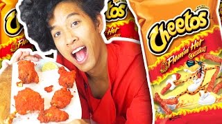 DIY HOT CHEETO CHICKEN [upl. by Adena]