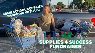 My Supplies 4 Success Fundraiser Shopping Trip [upl. by Norved]