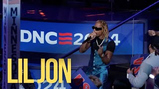 Lil Jon performs during Georgia roll call at the 2024 DNC [upl. by Hernardo]