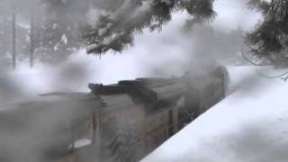 Rotary Fighting Snow Video at Soda Springs 32611 [upl. by Billen]