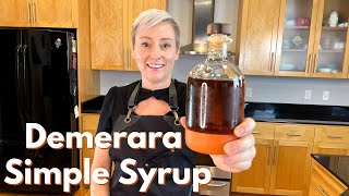 How to make Demerara Simple Syrup [upl. by Adham925]