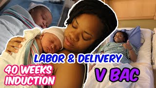 Labor and Delivery Story  VBAC  Induction at 40 weeks [upl. by Rabkin646]