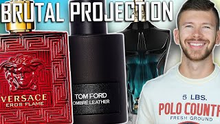 Men’s Fragrances With BRUTAL Room Filling Projection — Performance Crushing Scents [upl. by Annaed661]