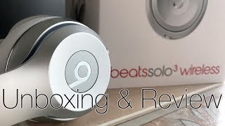 Beats Solo3 Wireless Unboxing amp Review [upl. by Dviad167]